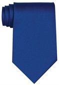 Royal Blue Coloured Polyester Tie