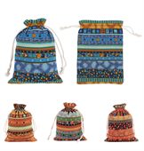Rustic Linen Burlap Drawstring Gift Bag