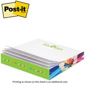 Slim 3 3/8in Post-it® Cube