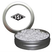 Slim Candy Window Tin Loaded With Sugar Free Peppermints