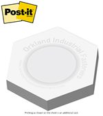 Slim Post-it® Hexagon Cube