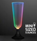 Slow Colour Changing LED Mini Plastic Champagne Glass