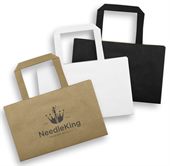 Small Flat Handle Landscape Paper Bag