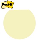 Small Flat Top Circle Shaped Post-it® Notes