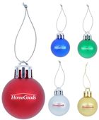 Small Round Shatterproof Christmas Ornament