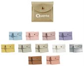 Small Square PU Leather Jewellery Pouch