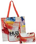 Snap Closure Full Colour Compact Grocery Bag