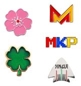 Soft Enamel Custom Shaped Golf Ball Marker