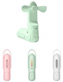 Spin Handheld Mini Fan With Flashlight