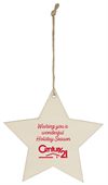 Star Shaped Xmas Tree Ornament