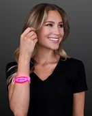 Steady Illuminate Pink LED Stretch Bracelet