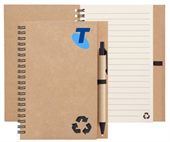 Linsburg Recycled Paper Notepad With Pen