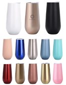 Metal Stemless Vacuum Champagne Flute