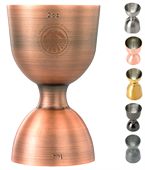 Straight Rim Bell 1oz & 2oz Jigger