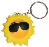 Sun Stress Toy Keychain