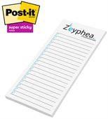 Super Sticky 2 3/4in x 6in Post-it® Notes