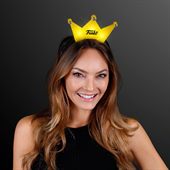 Tiara Crown With Flashing Yellow LED