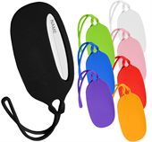 Trendy Oval Silicon Luggage Tag