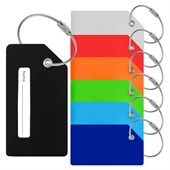 Trendy Rectangular Silicon Luggage Tag