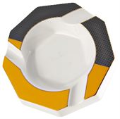 Trio Octagon Ceramic Cigar Ashtray