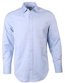 Urban Mens Pinpoint Oxford Long Sleeve Shirt