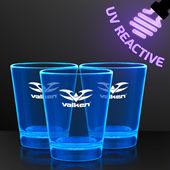 UV Reactive 44ml Blue Glow Shot Glass