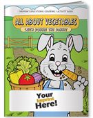 Vegetable Theme Childrens Colouring Book