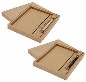 Vellum Notebook and Pen Gift Set