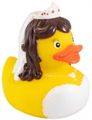 Wedding Bride Rubber Duck