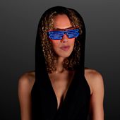 Wire Glow Flashing Red And Blue Shades