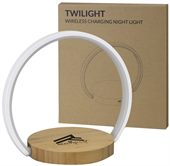 Wireless Charging Bamboo Night Light