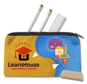 Zippered Sublimated Pencil Case School Kit